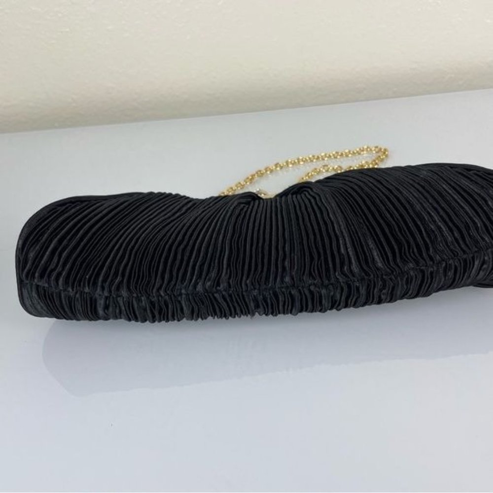 Nicole Lee Collection Clasp Closure Black Evening Purse - Picture 2 of 11